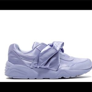Fenty Puma by Rihanna sweet Lavender satin sneakers. size 10 / UK 7.5 / Eur 41